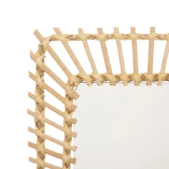 MIROIR ROTIN RECTANGLE D.35X58CM