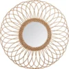 MIROIR ROTIN ROSACE D.58CM