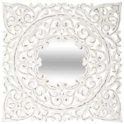 MIROIR SCULPTE FANNY D.58X58CM