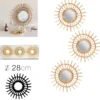 MIROIRS ROND BAMBOU X3 PIECES D.28CM