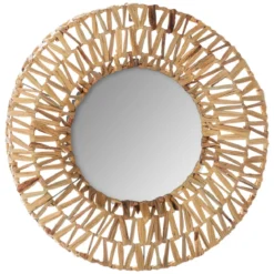 MIROIR TRESSE TERRE SAUVAGE D.45CM