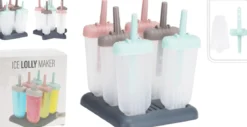 MOULE A GLACE PASTEL POUR 6 GLACES