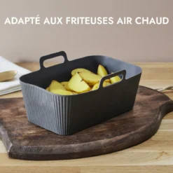 MOULE CUISSON RECTANGLE FRITEUSE A AIR 19X12CM