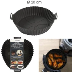 MOULE DE CUISSON ROND FRITEUSE A AIR 20CM