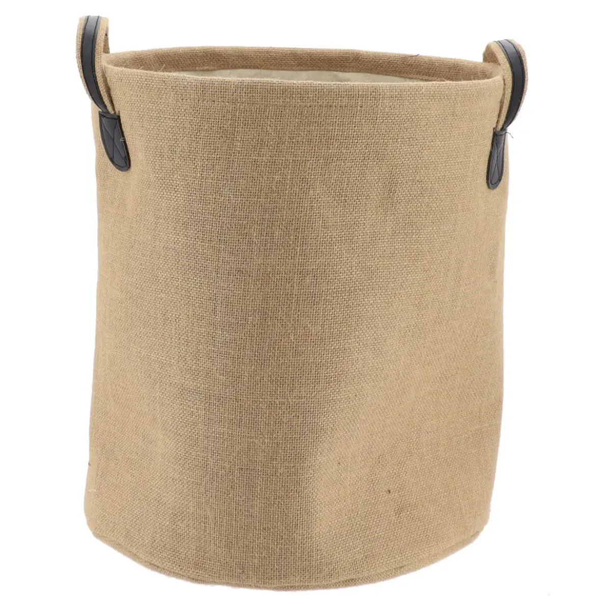 MOYENNE PANIERE A LINGE RONDE EN JUTE D.37X43CM NATUREL