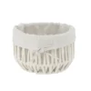 MOYENNE PANIERE FACON CORDE BLANC