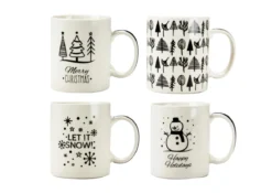 MUG DROIT SNOW PORCELAINE 36CL