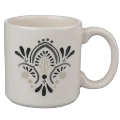 MUG GRES GAZELLE BLACK 33CL