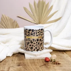 MUG LEOPARD 30CL