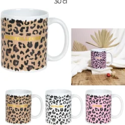 MUG LEOPARD 30CL