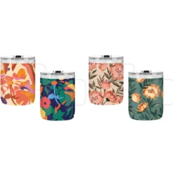 MUG METAL BOGOTA FLORAL 42CL