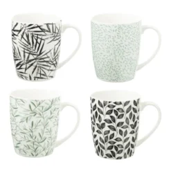 MUG M FLORAL GREEN 33CL