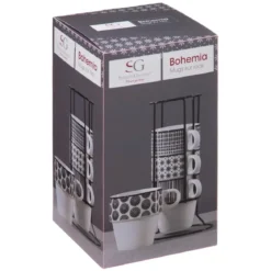 MUG SUR RACK X4 BOHEMIA