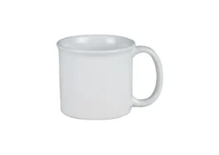 MUG TIMBALE GRES BLANC 34CL