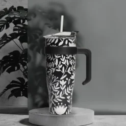 MUG TRANSPORT MIAMI BLANC NOIR 1.2L