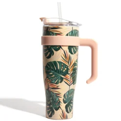 MUG TRANSPORT MIAMI FLEURS TROPICALES 1.2L