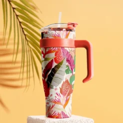 MUG TRANSPORT MIAMI FLEURS TROPICALES 1.2L