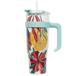 MUG TRANSPORT MIAMI FLEURS TROPICALES 1.2L