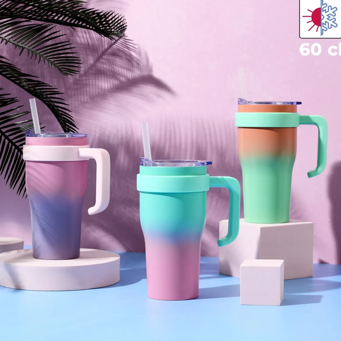 MUG TRANSPORT MINI MIAMI TIE AND DYE 600ML