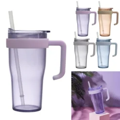 MUG TRANSPORT MINI MIAMI TRANSPARENT 600ML