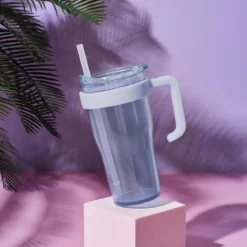 MUG TRANSPORT MINI MIAMI TRANSPARENT 600ML
