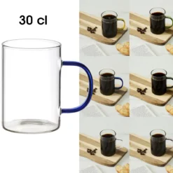 MUG VERRE ANSE COLOREE 30CL