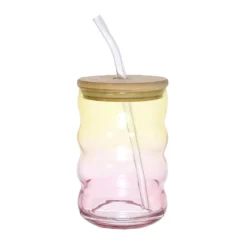 MUG VERRE PAILLE TYE AND DYE 500ML