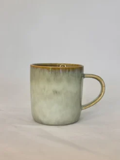 MUG VERT PORCELAINE EMAIL REACTIF 33CL