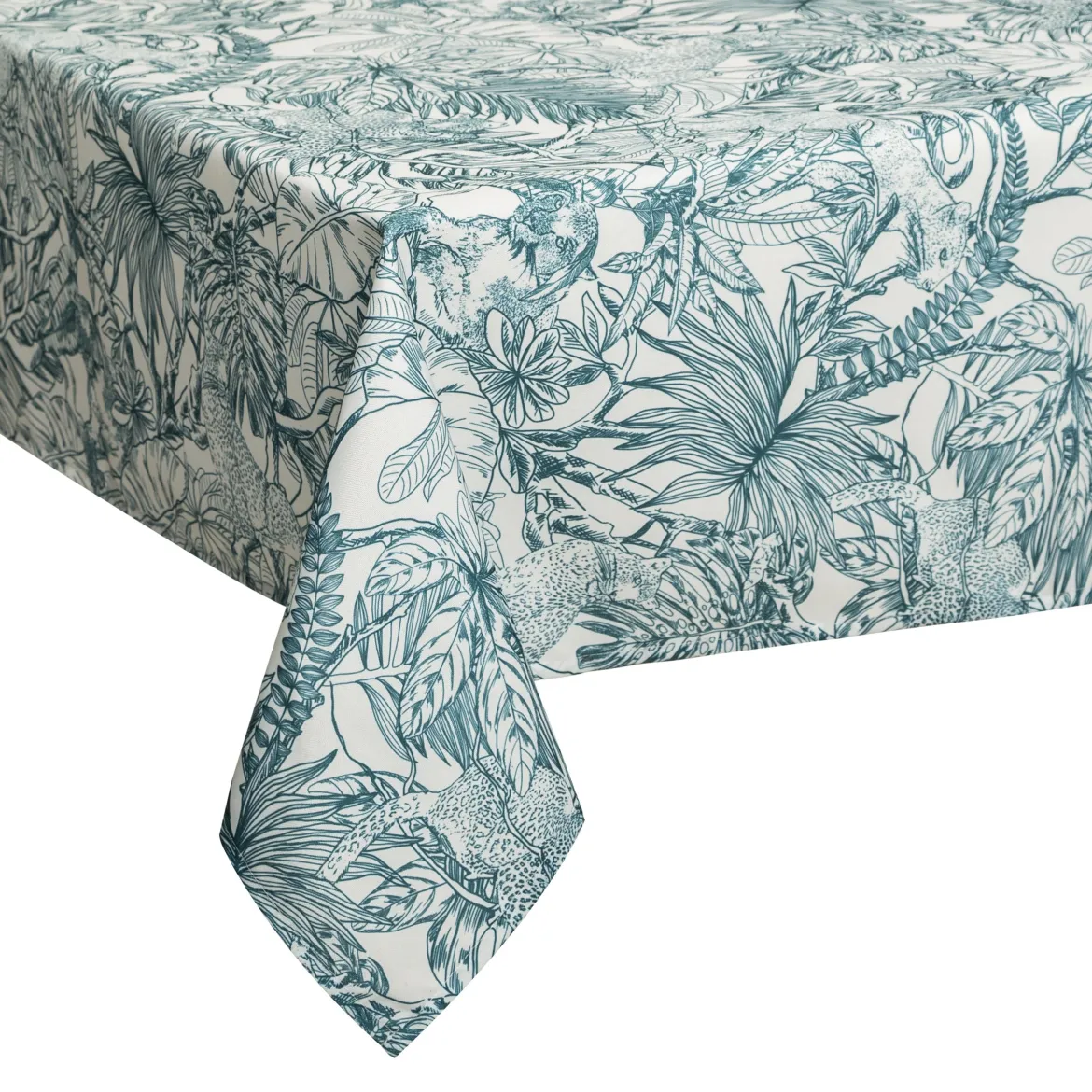NAPPE ANTI TACHE IMPRIMEE JUNGLE 140X240CM