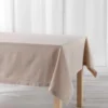 NAPPE RECTANGLE 140X240CM COTON UNI CHARLINE LIN