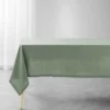 NAPPE RECTANGLE 140X240CM COTON UNI CHARLINE CEDRE