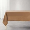 NAPPE RECTANGLE 140X240CM COTON UNI CHARLINE MOCHA