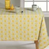 NAPPE RECTANGLE 140X240CM CYCAS JAUNE