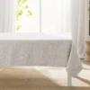 NAPPE RECTANGLE 140X240CM EFFET LIN NAYA NAT