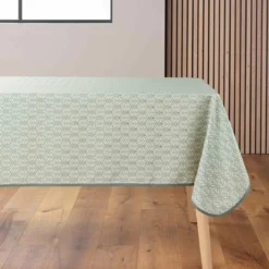 NAPPE RECTANGLE 145X240CM IMPRIME METALLISE PIANA SAUGE