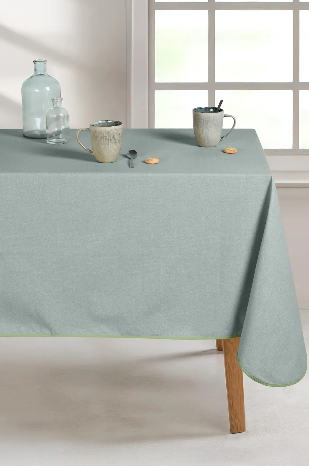 NAPPE RECTANGLE 140X240CM LOUVAIN VERT