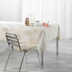 NAPPE RECTANGLE 145X240 CM POLYESTER IMP SUNNY GOLD