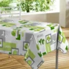 NAPPE RECTANGLE 140X240 CM PVC PHOTOPRINT LEMON GREEN