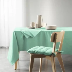 NAPPE RECTANGLE 140X240CM RECYCLE UNI MENTHE