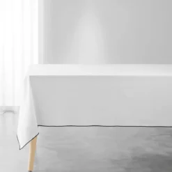 NAPPE RECTANGLE 140X240CM RECYCLE UNI BLANC