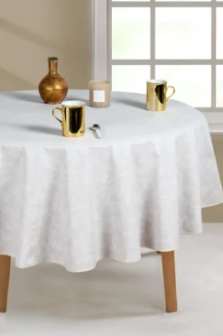 NAPPE RONDE 160CM CARINE NATUREL