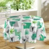 NAPPE RONDE 160CM PVC IMPRIME FLISS