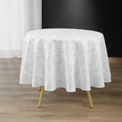 NAPPE RONDE D.180CM IMPRIME METALLISE LONIGOLD