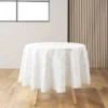 NAPPE RONDE D.180CM IMPRIME METALLISE LEYA