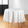 NAPPE RONDE D.180CM IMPRIME PANDORE NATUREL