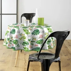 NAPPE RONDE D.160CM PVC IMPRIME BALEARES