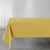 NAPPE 150X240CM METALLISE BELFLOR JAUNE OR