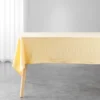 NAPPE 140X240CM MICROFIBRE UNIE LAVEE SUZY JAUNE