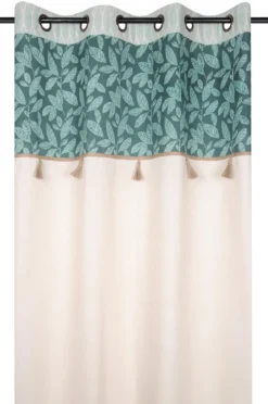 NASHI RIDEAU 140X260 OEIL CELADON