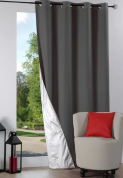 NELSON ISOLANT RIDEAU 135X240 ANTHRACITE